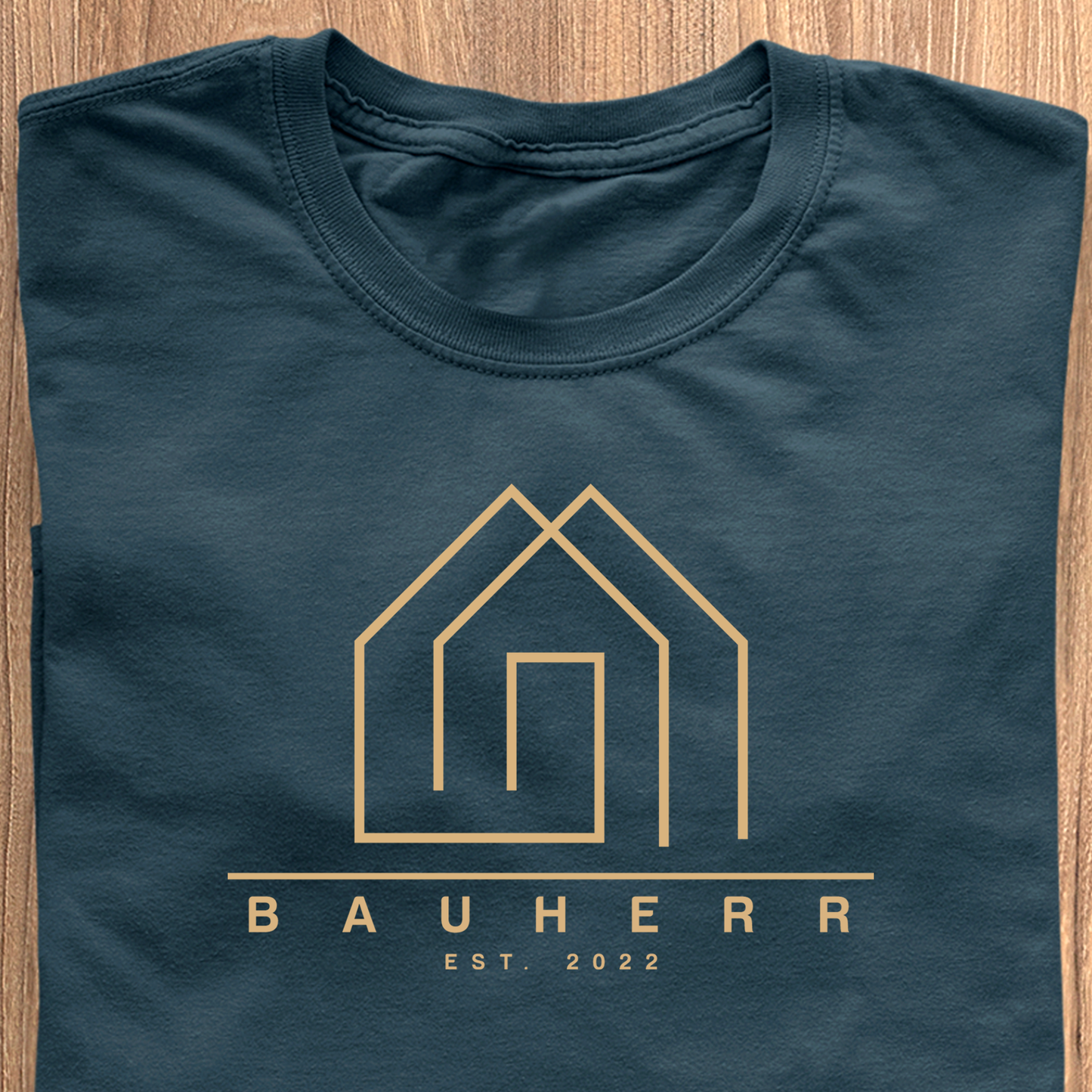 Bauherr - Datum personalisiert - Premium Shirt