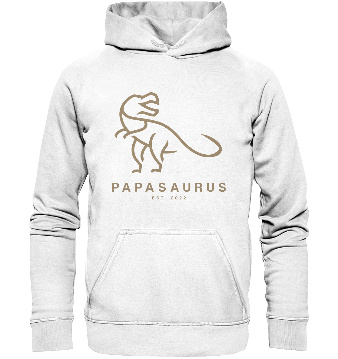 Papasaurus Hoodie - Datum personalisierbar